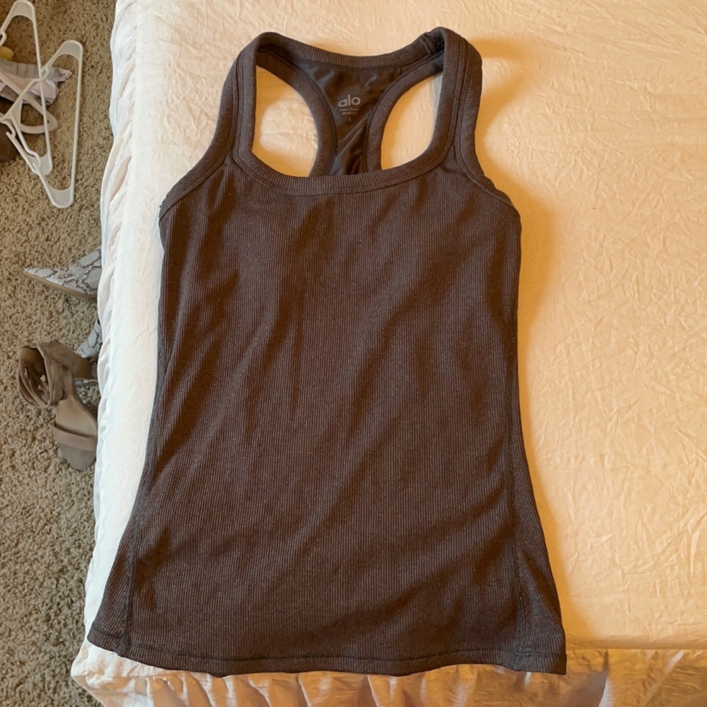 Gray alo tank